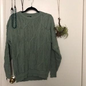 Sweater - light turquoise green